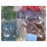 (F-1) Bags of Dyed Pasta and Bubble...