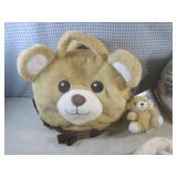 (EW4) 3 New 4-In-1 Plush Pet Bags...