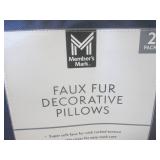 (EW6) 2 - 2-Packs of Faux Fur Decor...
