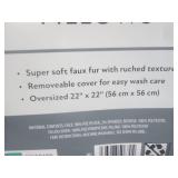 (EW6) 2 - 2-Packs of Faux Fur Decor...