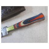 (FS) 8 1/4" Fixed Blade Damascus Kn...