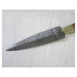 (FS) 8 1/4" Fixed Blade Damascus Kn...