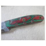 (FS) 8" Fixed Blade Damascus Knife ...