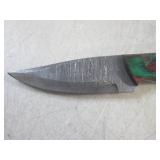 (FS) 8" Fixed Blade Damascus Knife ...