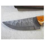 (FS) 7 3/4" Fixed Blade Damascus Kn...