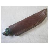 (FS) 7 3/4" Fixed Blade Damascus Kn...