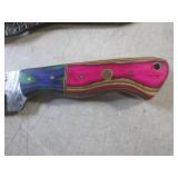 (FS) 8 3/8" Fixed Blade Damascus Kn...