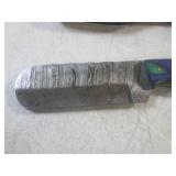 (FS) 8 3/8" Fixed Blade Damascus Kn...