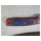 (FS) 8" Fixed Blade Damascus Knife ...