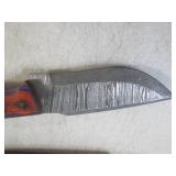 (FS) 8" Fixed Blade Damascus Knife ...