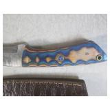 (FS) 7 7/8" Fixed Blade Damascus Kn...