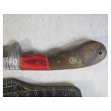 (FS) 8 1/4" Fixed Blade Damascus Kn...
