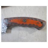 (FS) 8" Fixed Blade Damascus Knife ...