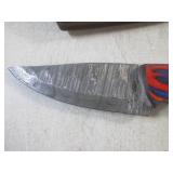 (FS) 8" Fixed Blade Damascus Knife ...