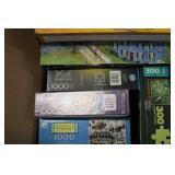 10 Puzzles 8- 1000pc, 1- 500pc, and...