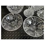 Assorted Crystal Glassware - Stemware, Bowls & Centerpiece