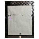 Framed Painting: Woman in Dark Dress with Floral Background - Beaded Border Frame