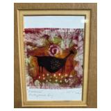 Four Danzantes Mini Prints from Sur Argentina in Wood Frame (2001)