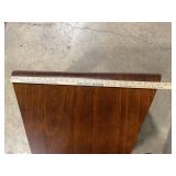 Mid-Century Modern Walnut Bent Wood Table Leg with Curved Edge