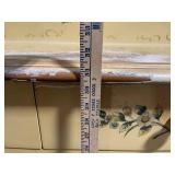 Vintage Painted Dresser with Floral Motif, 2-Drawer Chest