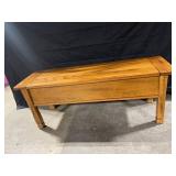 Wooden Piano Bench with Lift-Top Storage