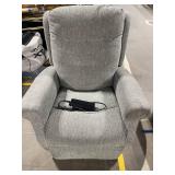Electric Upholstered Recliner Chair with Attached Power Adapter