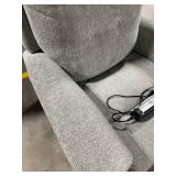 Electric Upholstered Recliner Chair with Attached Power Adapter