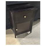 Nightstand Cabinet with Top Drawer and Lower Cabinet Door