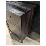 Nightstand Cabinet with Top Drawer and Lower Cabinet Door
