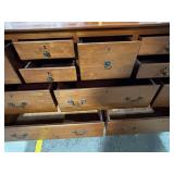 Morgan Ridge Dresser Mirror Birch/Bourbon Cherry Finish with Hutch