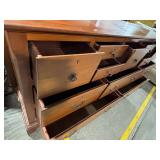 Morgan Ridge Dresser Mirror Birch/Bourbon Cherry Finish with Hutch
