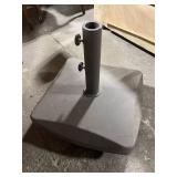 Industrial Metal Post Stand with Two Wing-Knob Clamps on Square Base