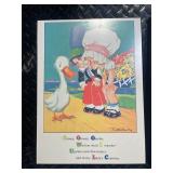 Brad E. Newton Nursery Rhyme Prints - Goosey Goosey Gander, Little Jack Horner & Little Miss Muffet