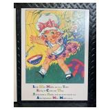 Brad E. Newton Nursery Rhyme Prints - Goosey Goosey Gander, Little Jack Horner & Little Miss Muffet