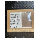 Love Themed Wall Art Frames (3) - Heart Print, Baby Boy, and Love You More