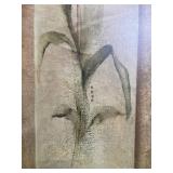 Peony & Orchid Botanical Prints - Vertical Framed Wall Art