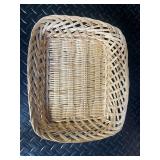 Wicker Baskets - Rectangular, Round & Oval (Three-Piece Set)