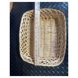 Wicker Baskets - Rectangular, Round & Oval (Three-Piece Set)