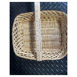 Wicker Baskets - Rectangular, Round & Oval (Three-Piece Set)