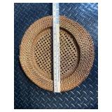 Wicker Baskets - Rectangular, Round & Oval (Three-Piece Set)