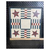Patriotic Wood Wall Art Panels - Stars & Stripes Motifs (Set of 2)