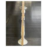 Turned-Wood Pedestal Plant Stand - 28-30 Inches Tall