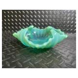 Ceramic Pitcher and Glass Bowl