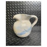 Ceramic Pitcher and Glass Bowl
