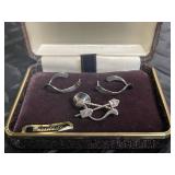 Kelley-Waters Jewels - Vintage Boxed Jewelry Set in Velvet Case