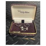 Kelley-Waters Jewels - Vintage Boxed Jewelry Set in Velvet Case