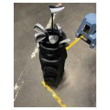 Bag Boy Golf Stand Bag with TaylorMade Driver, Tour Distance Irons & Cleveland CG10 Wedge