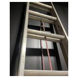 Werner Saf-T-Master Type III Aluminum Extension Ladder - Model D1120-2 (20 ft Total Length)