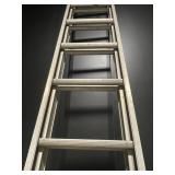 Aluminum Extension Ladder - Tall, Single-Unit, Industrial-Grade