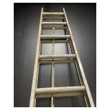 20 Ft Household Type III Extension Ladder - 200 Lb Duty Rating, Max Working Length 17 Ft